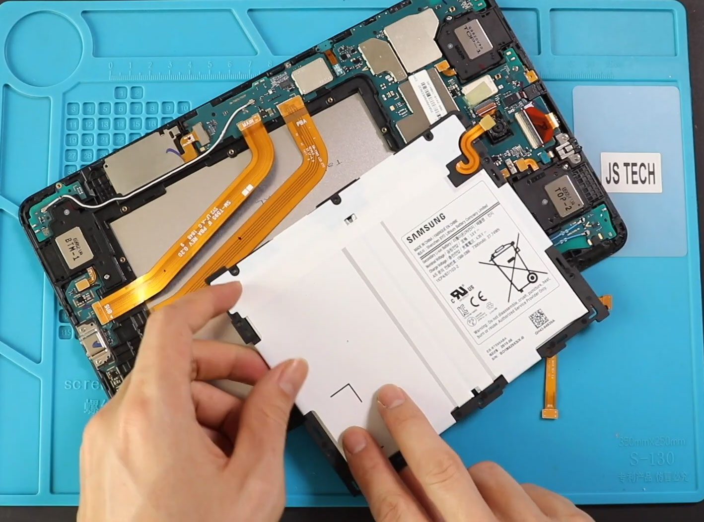 Image showcasing DIY Samsung Galaxy Tab A 10.5 T590 T595 T597 Battery Repair Guide - DIY ...